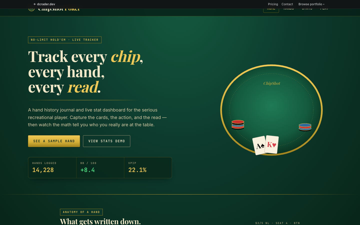ChipShot Poker preview