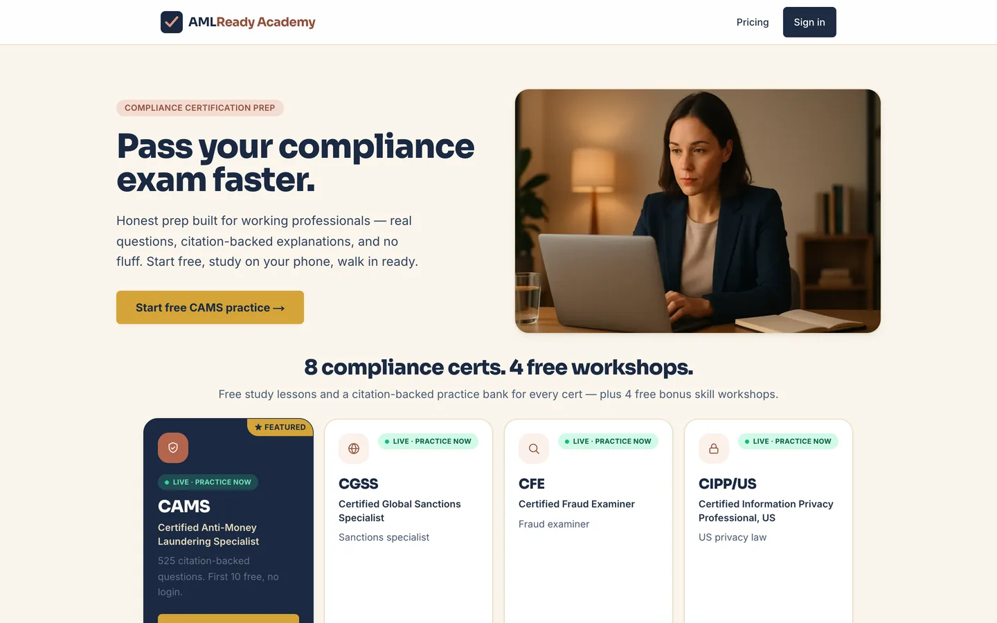 AMLReady Academy preview