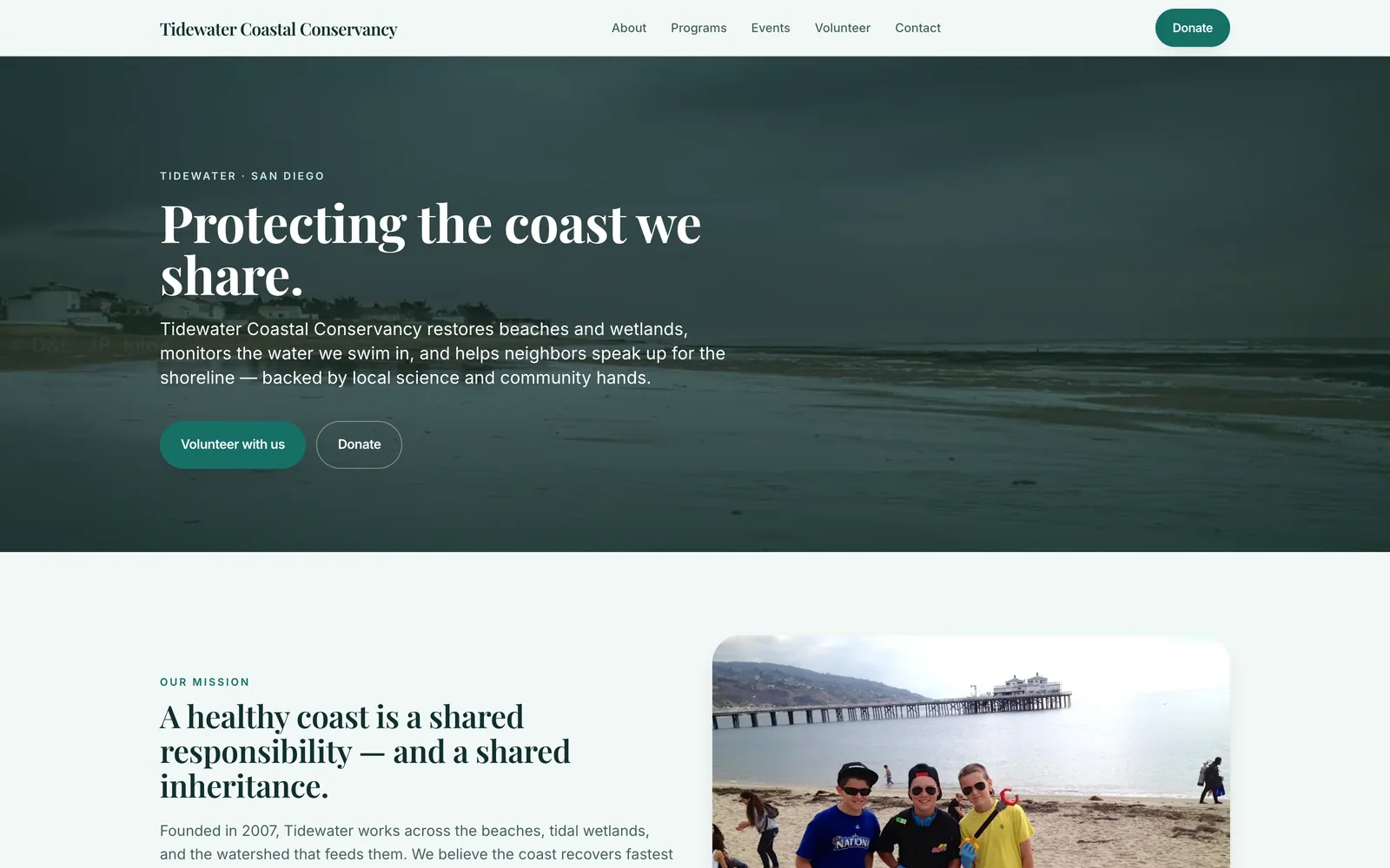 Tidewater Coastal Conservancy preview