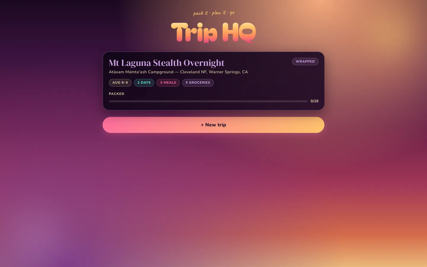 Trip HQ preview