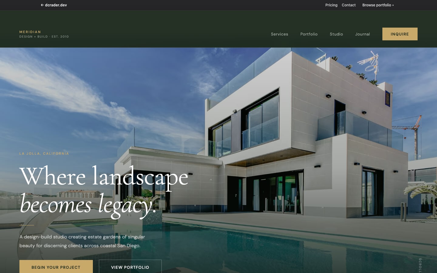 Landscaping & Outdoor — Luxury Design + Build design preview