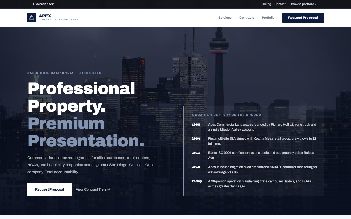 Landscaping & Outdoor — Commercial Property design preview