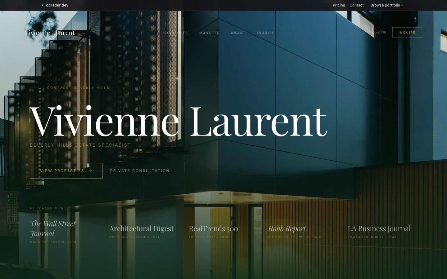Real Estate — Luxury Estate design preview