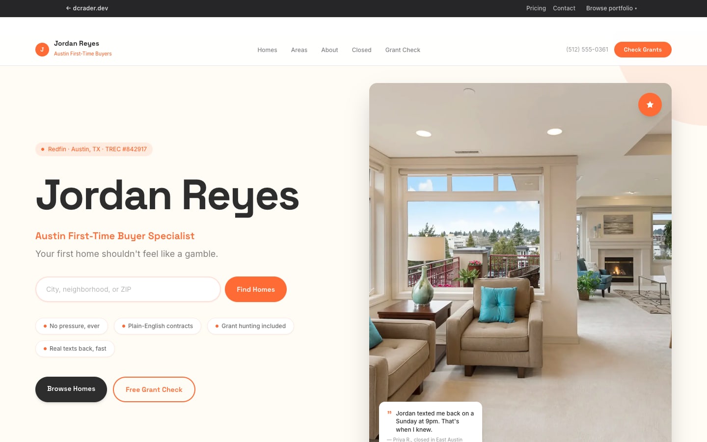 Real Estate — Fresh & Modern design preview